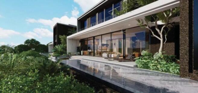 The villa