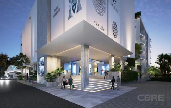 The building