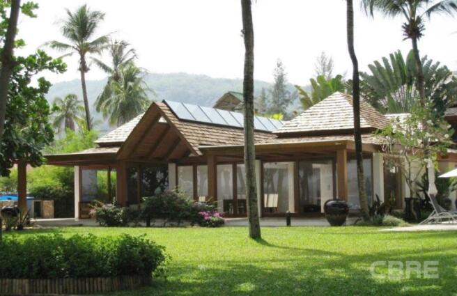The villa