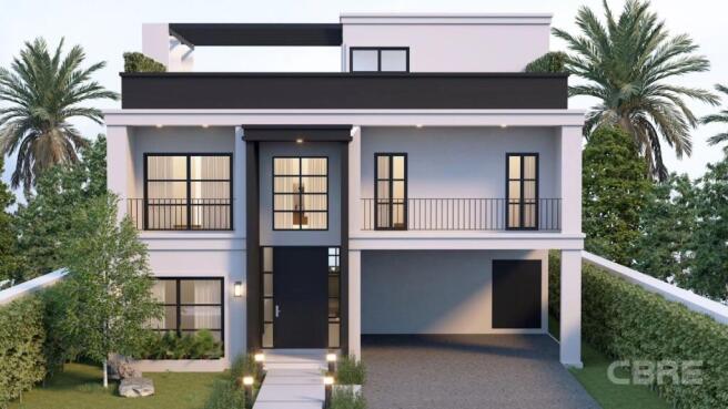 Perspective - Highgrove Villas - Front of House