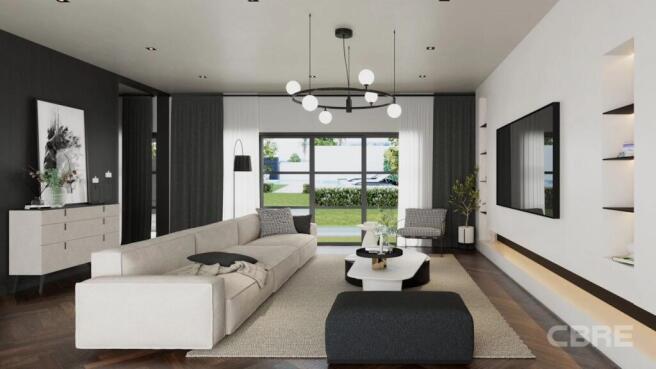 Perspective - Highgrove Villas - Living Room