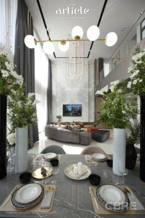 Living Space with double volume