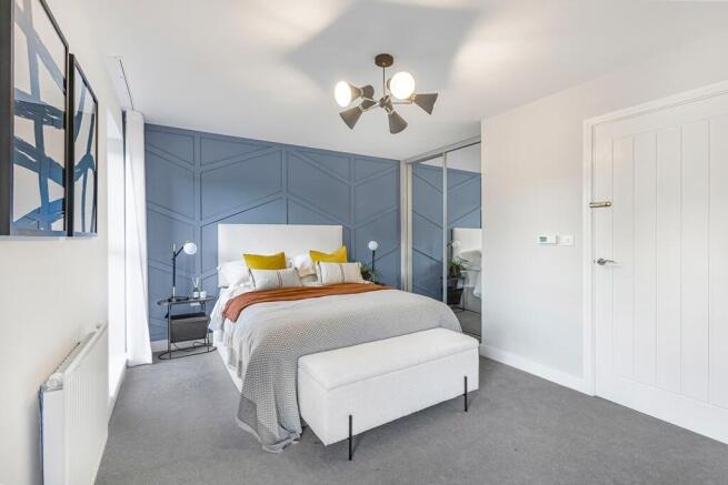 Plenty of space for a king-size bed