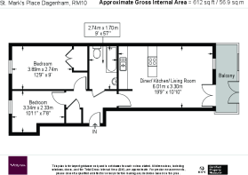 Flat 33 Rivington Court St. Mark's Place Dagenham 