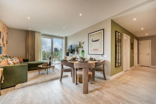 Living Room & Dining Room (indicitive