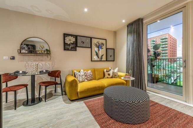 Dagenham Green, show home, living