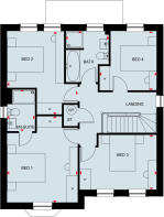 First floor plan of the holden at romans quarter