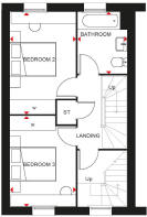 The Kennett first floorplan DWH Clipstone Park Leighton Buzzard