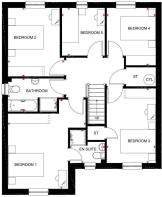 Ballathie first floor plan