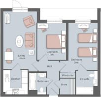 Typical 2 Bed Apt