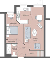 Typical 1 Bed Apt