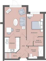 Typical 1 Bed Plan