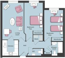 Typical 2 Bed Apt