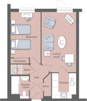 Typical 1 Bed Apt