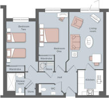 Typical 2 Bed Apt