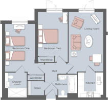 Typical 2 Bed Apt