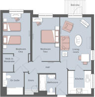 Typical 2 Bed Apt