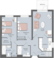 Typical 2 Bed Apt