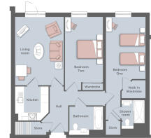 Typical 2 Bed Apt