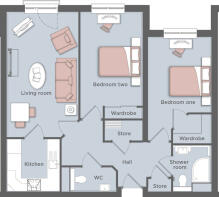 Typical 2 Bed Apt