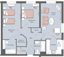 Typical 2 Bed Apt