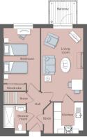 Typical 1 Bed Apt