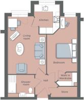 Typical 1 Bed Apt