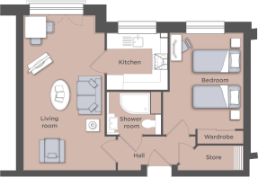 Typical 1 Bed Apt