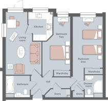 Typical 2 Bed Apt