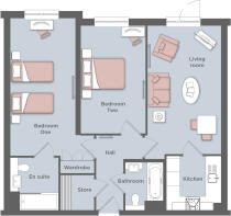 Typical 2 Bed Apt