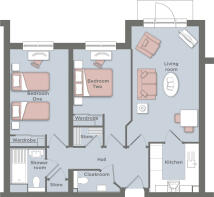 Typical 2 Bed Apt