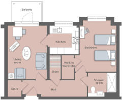 Typical 1 Bed Apt