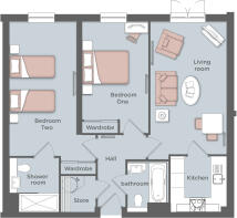 Typical 2 Bed Apt