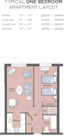 Typical 1 Bed Apt