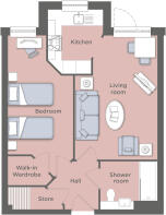 Typical 1 Bed Apt