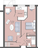 Typical 1 Bed Apt