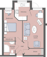 Typical 1 Bed Apt