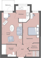 Typical 1 bed Apt
