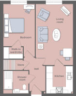 Typical 1 Bed Apt