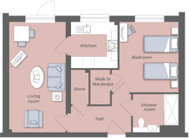 Typical 1 Bed Apt