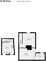 Representative 1 Bed Flat Floorplan