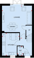 Alder housetype ground floor plan