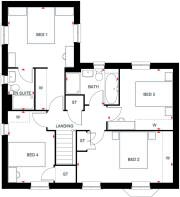 First floor of the 4 bedroom Avondale at Wychwood Park