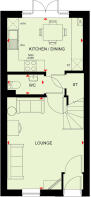 Ground floor of the 2 bedroom Kenley