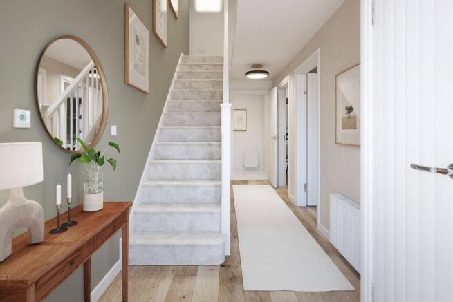 A bright spacious entrance hall