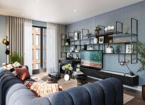 Open plan living roo