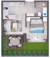 Garden apartment