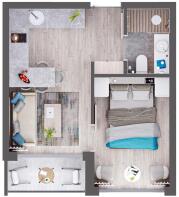Third floor apt