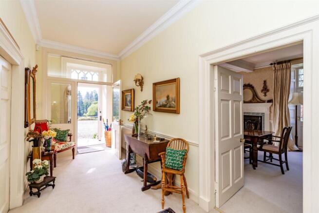 Hall and front door