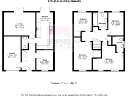 Floor plan 57 High Grove Park